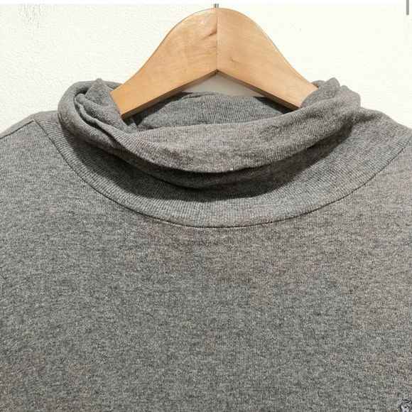 ✨Ralph Lauren Blue Tag Long Sleeve Knit Fitted Light Grey Turtleneck Sweater✨ - Picture 2 of 7